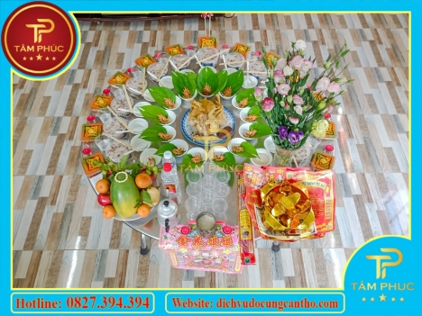 Mâm cúng đầy tháng, thôi nôi trọn gói tại Cần Thơ