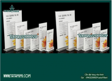 Nhận cung cấp Kệ Menu trà sữa nhiều loại toàn quốc