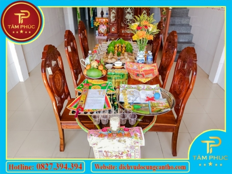 Mâm cúng đầy tháng, thôi nôi trọn gói tại Cần Thơ