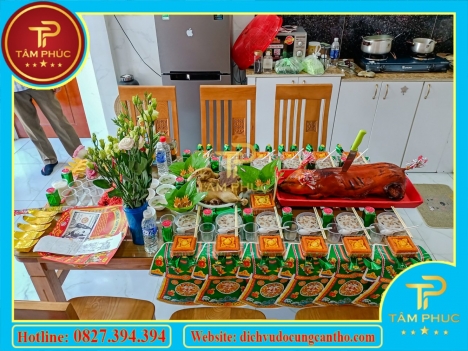 Mâm cúng đầy tháng, thôi nôi trọn gói tại Cần Thơ