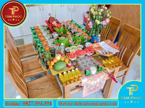 Mâm cúng đầy tháng, thôi nôi trọn gói tại Cần Thơ