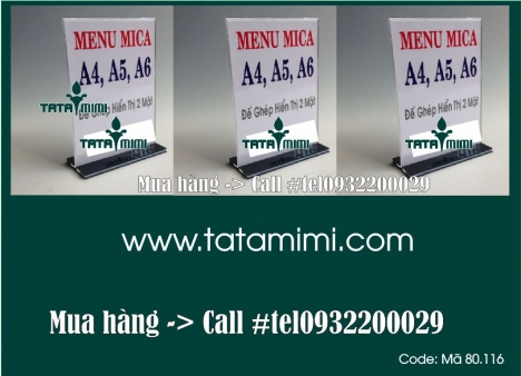 Nhận cung cấp Kệ Menu trà sữa nhiều loại toàn quốc