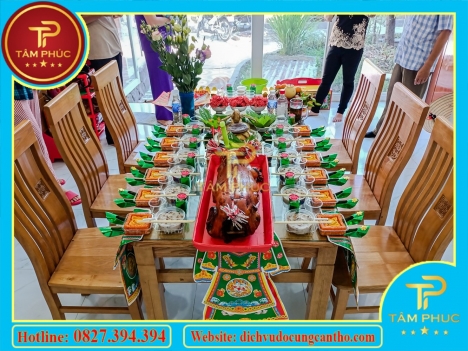 Mâm cúng đầy tháng, thôi nôi trọn gói tại Cần Thơ