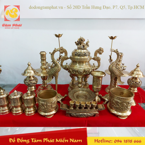 Chọn đồ đồng thờ cúng chất lượng tại Tâm Phát Miền Nam quận 5 TpHCM