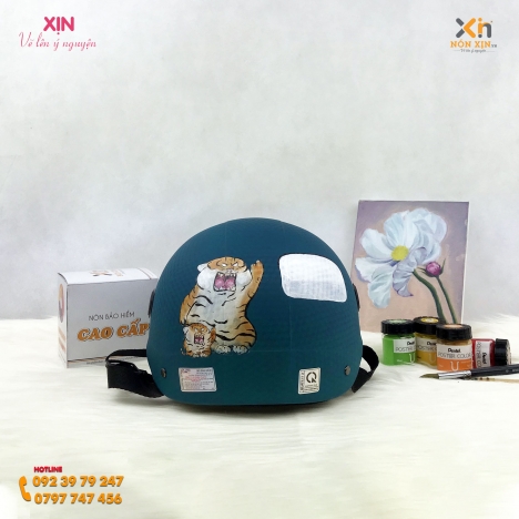 Nón bảo hiểm họa tiết vẽ tay