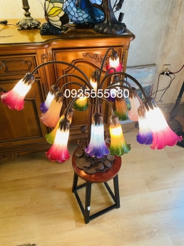 Đèn tiffany hoa loa kèn hàng nhập độc lạ
