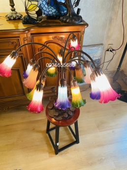 Đèn tiffany hoa loa kèn hàng nhập độc lạ