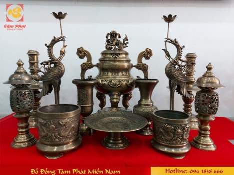 Chọn đồ đồng thờ cúng chất lượng tại Tâm Phát Miền Nam quận 5 TpHCM
