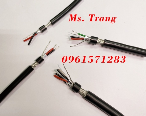 Dây tín hiệu truyền thông RS485 2 lõi 2 lớp chống nhiễu 22awg