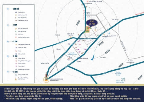 Khu đô thị Ân Phú.Vị trí lõi trung tâm thành phố Buôn Mê Thuột