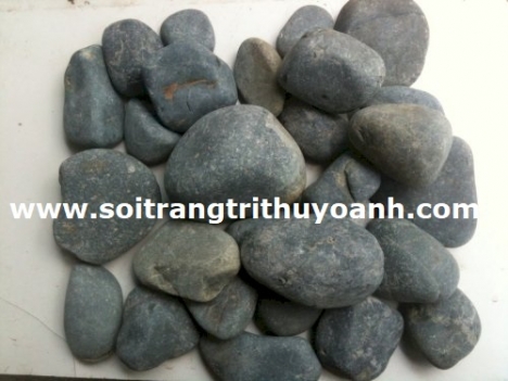 Sỏi đen tự nhiên rải rãnh hồ bơi