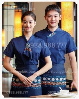 Công ty may đồng phục nhân viên phục vụ bàn đa dạng mẫu mã, bền đẹp, giá rẻ nhất