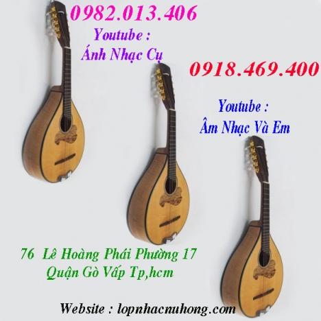 Cửa hàng bán đàn mandolin gỗ chất lượng uy tín gò vấp