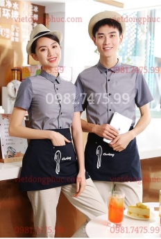 Công ty may đồng phục nhân viên phục vụ bàn đa dạng mẫu mã, bền đẹp, giá rẻ nhất