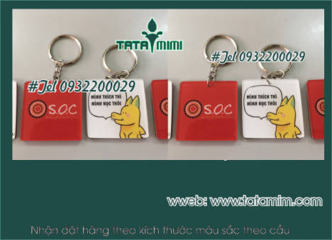 Cung cấp Móc Khóa Mica đẹp giá tốt