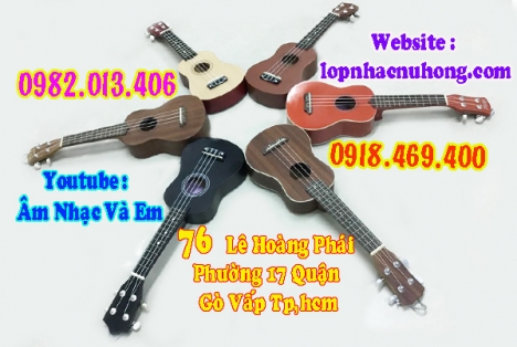Mua Đàn Ukulele chính hãng, giá ưu đãi tại tphcm