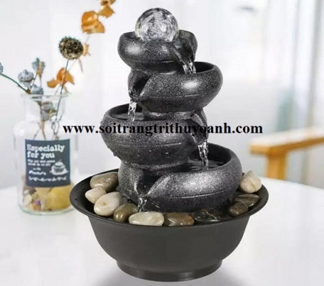 Sỏi trang trí thác nước