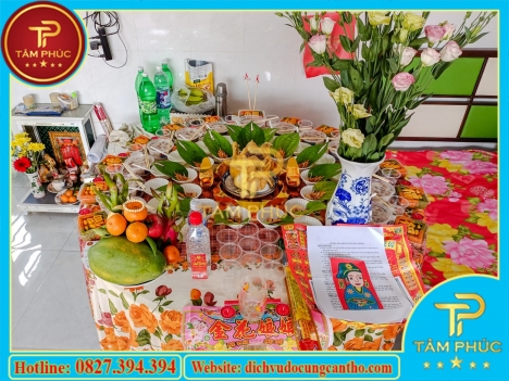 Mâm cúng căn cho bé trai, bé gái tại Cần Thơ