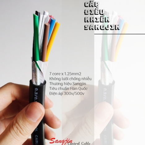 SANGJIN CONTROL CABLE 7 CORE X 1.25 SQMM
