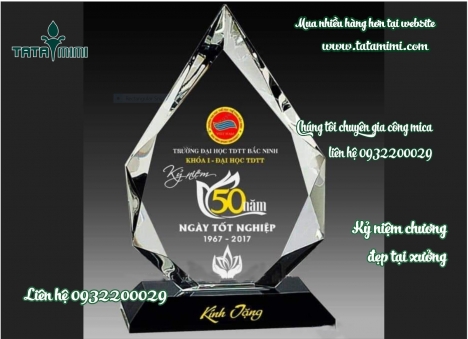 Cung cấp Kỷ Niệm Chương bằng Mica chất lượng