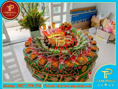 Mâm cúng căn cho bé trai, bé gái tại Cần Thơ