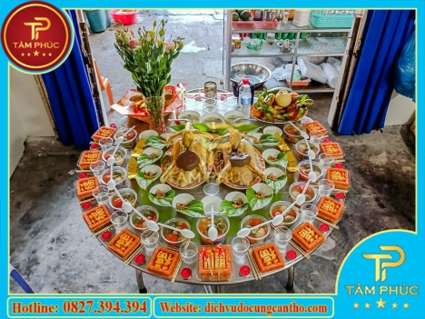 Mâm cúng căn cho bé trai, bé gái tại Cần Thơ