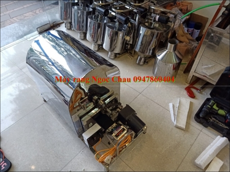 Máy rang cafe sạch, máy rang cafe mini Ngọc Châu