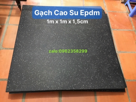 Sàn cao su GYM mặt thảm EPDM