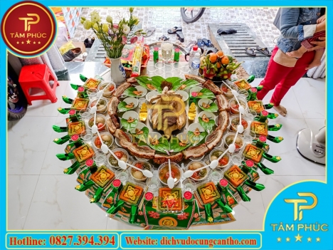Mâm cúng Đầy Tháng, Thôi Nôi đẹp tại Cần Thơ
