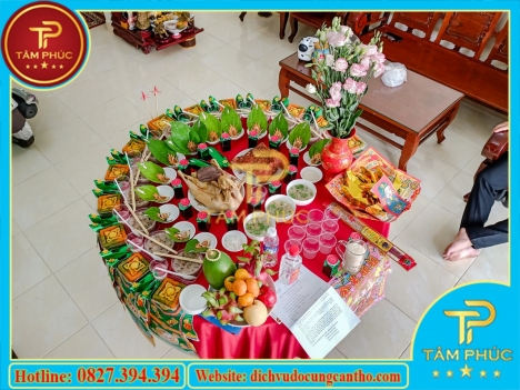 Mâm cúng Đầy Tháng, Thôi Nôi đẹp tại Cần Thơ
