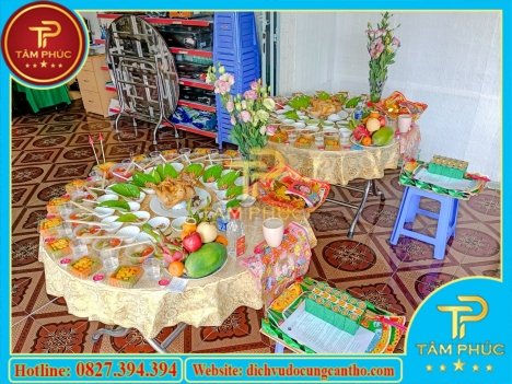 Mâm cúng Đầy Tháng, Thôi Nôi đẹp tại Cần Thơ