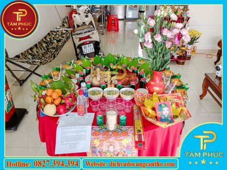 Mâm cúng Đầy Tháng, Thôi Nôi đẹp tại Cần Thơ