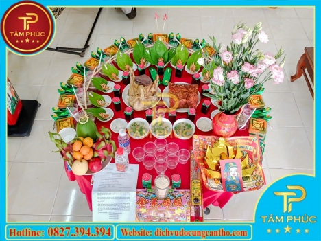 Mâm cúng Đầy Tháng, Thôi Nôi đẹp tại Cần Thơ
