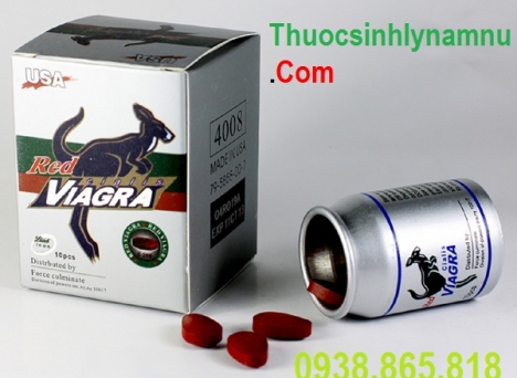 Thuốc viagra chuột túi kangoroo Red vigra C200mg của mỹ tăng sinh lý cực mạnh giá mua bán rẻ nhất us