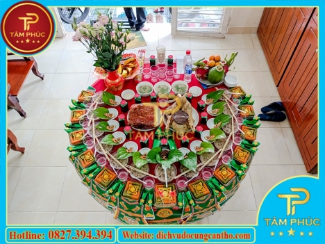Mâm cúng Đầy Tháng, Thôi Nôi đẹp tại Cần Thơ