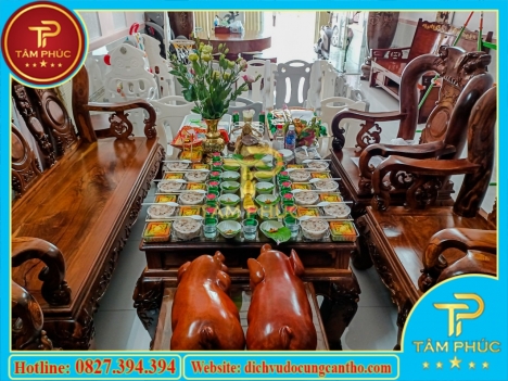 Mâm cúng Đầy Tháng, Thôi Nôi đẹp tại Cần Thơ
