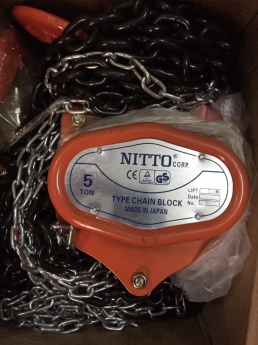 Đại lý pa lăng xích kéo tay, pa lăng xích 2 tấn nitto nhật bản giá rẻ