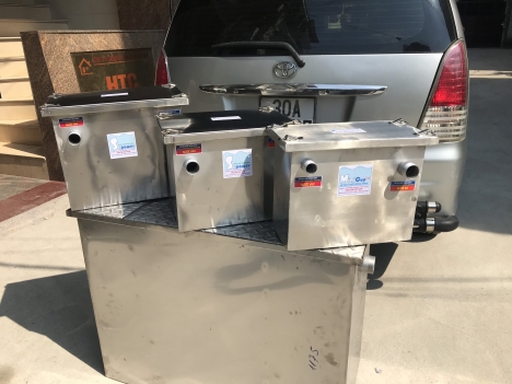 BỂ TÁCH MỠ CĂNG TIN VINACEE INOX 304 CAO CẤP 30L