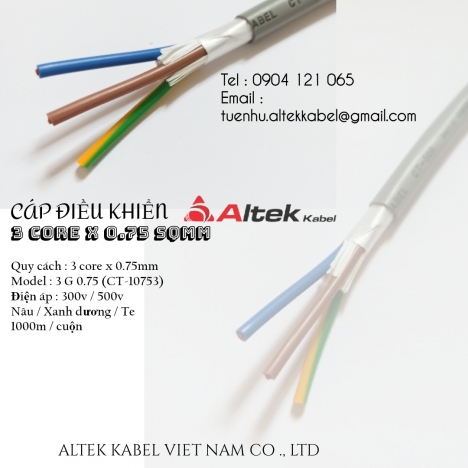 Cáp điều khiển Altek Kabel ( Standard of Germany ) CT-10753