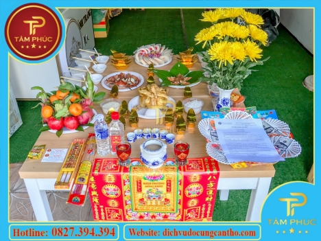 Mâm cúng khai trương trọn gói đẹp mắt tại Cần Thơ