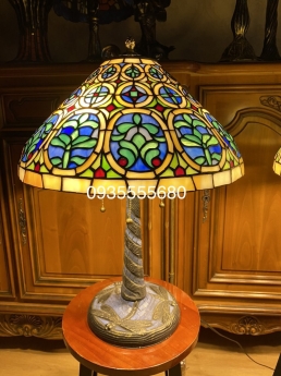 Giao lưu đôi đèn tiffany hoạ tiết cổ hàng Đức