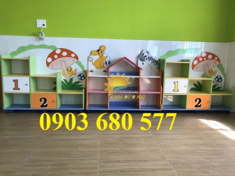 Chuyên cung cấp kệ gỗ mầm non cho bé giá ƯU ĐÃI
