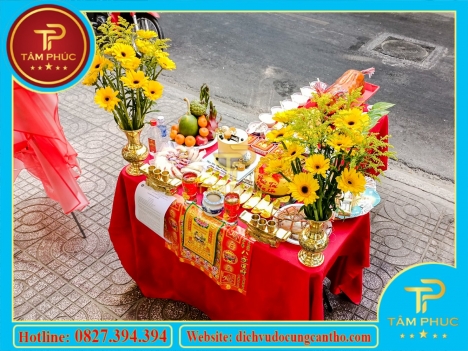 Mâm cúng khai trương trọn gói đẹp mắt tại Cần Thơ