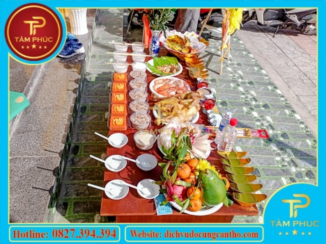 Mâm cúng khai trương trọn gói đẹp mắt tại Cần Thơ