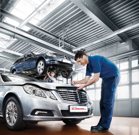 Trung tâm chăm sóc xe gara SURECAR tại quận 2 TP THỦ ĐỨC