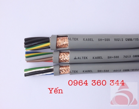 Cáp điều khiển lõi mềm CT - 500 rvv/rvvp tiêu chuẩn Đức