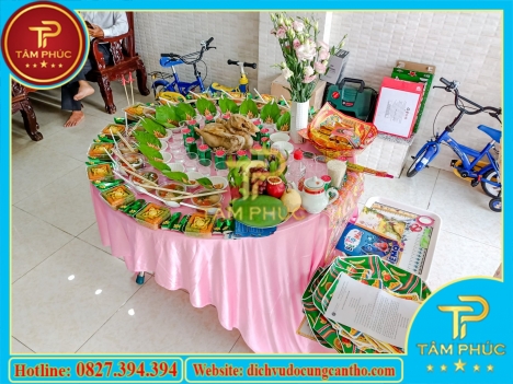 Mâm cúng đầy tháng bé gái mâm cúng mụ bé gái