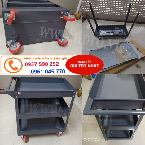 Xe đựng đồ nghề 3 ngăn chất lượng giá tốt