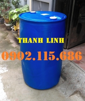 THÙNG PHUY NHỰA 220 LÍT NẮP KÍN
