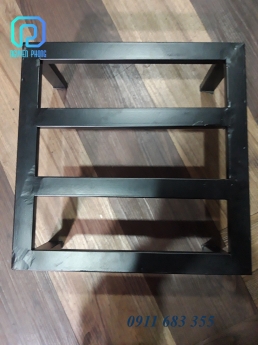 Ghế đôn chân sắt sơn tĩnh điện bền, kệ kê ghế sắt đôn, kê chân chậu cây cảnh chắc chắn